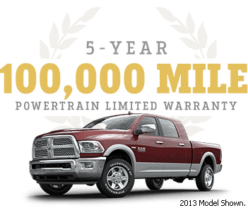 2014 Ram 2500 Durability Highlight 5 year 100,000 mile Powertrain Limited Warranty